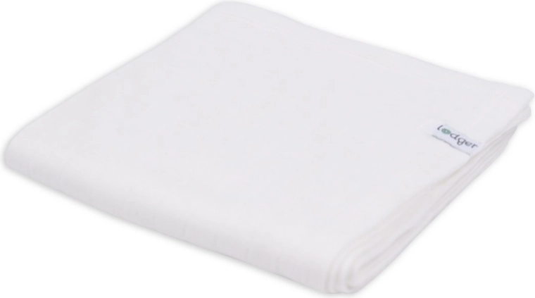 Lodger pólya organikus pamutból Solid Cloud Dancer 70 × 70 cm - 1 db