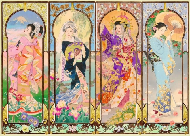 Ravensburger puzzle Négy évszak 1000 darab