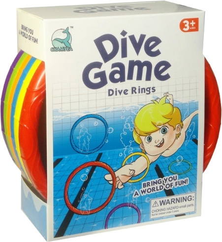 Merülőgyűrűk készlete vízbe (6 db)