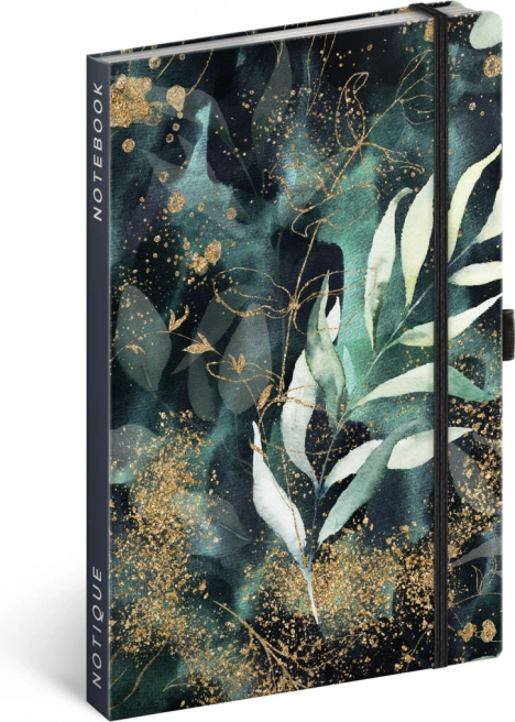 NOTIQUE vonalas notesz Eukaliptusz 13 × 21 cm