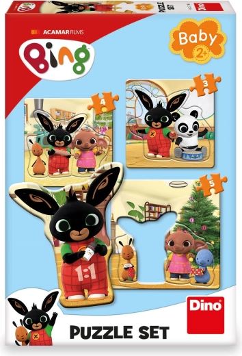 Baby puzzle Bing és barátai 3 az 1-ben (3, 4, 5 darab)