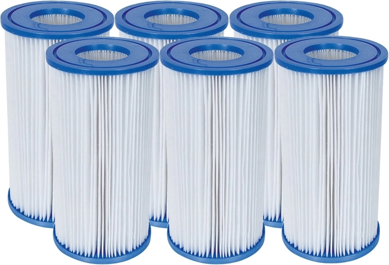III. típusú szűrőpatron medenceszivattyúhoz – 6 db-os készlet Bestway