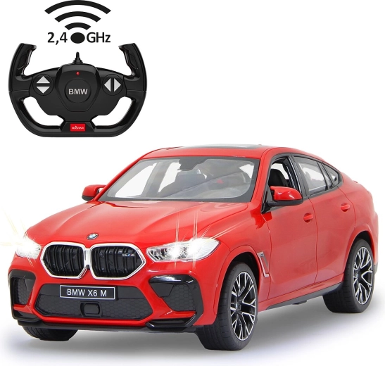 Távirányítós JAMARA BMW X6 M autó, piros, 1:14