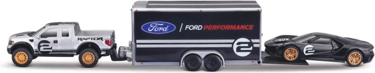 Maisto Design Team Haulers Ford F-150 SVT Raptor és Ford GT Heritage 1:64