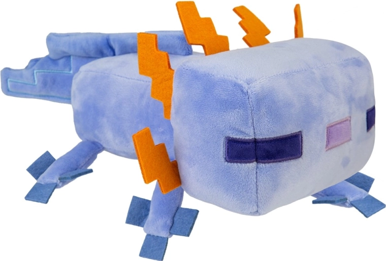 Minecraft plüss axolotl kék 28 cm