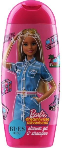 Barbie Dreamhouse 2 az 1-ben tusfürdő és sampon gyerekeknek 250 ml