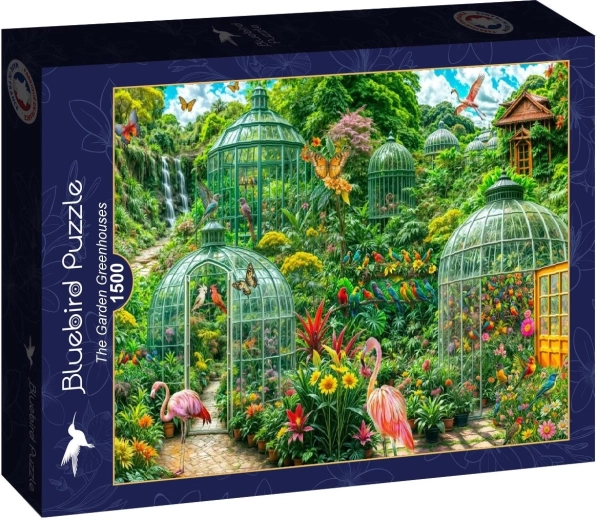 Bluebird puzzle Kerti üvegházak 1500 darab