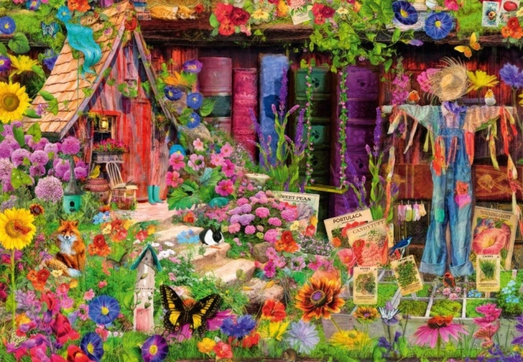 Puzzle Madárijesztő kertje 1000 darabos BLUEBIRD