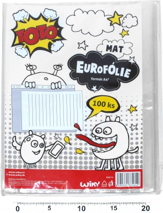 Átlátszó függőmappa U formátum A4 matt