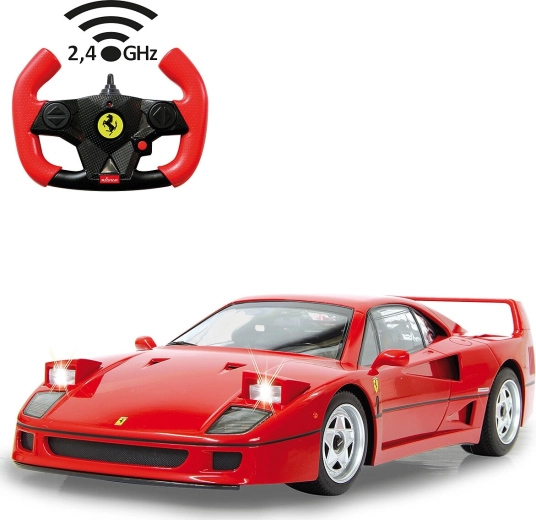 Jamara Ferrari F40 RC autó 1:14, piros, 2,4 GHz