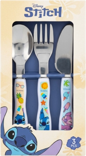 Gyerek 3 részes evőeszközkészlet Disney Lilo & Stitch