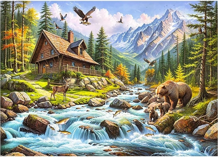 Cherry Pazzi puzzle Élő völgy 1000 darab