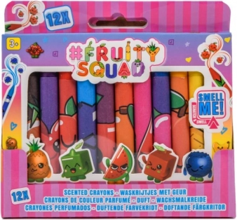 Illatos zsírkréták Fruity Squad 12 db