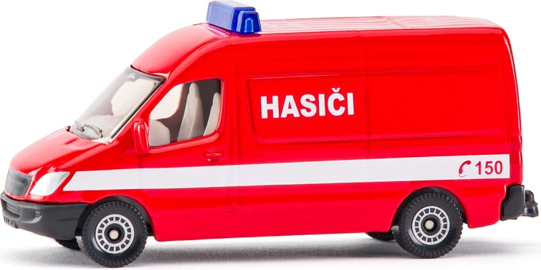 SIKU cseh változatú tűzoltó furgon