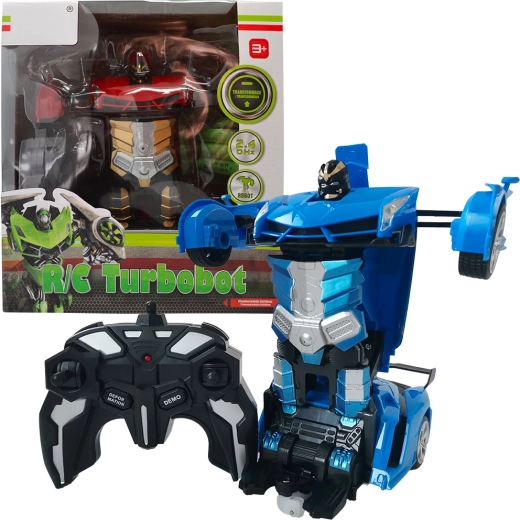 RC átalakuló autó és robot Turbobot távirányítóval
