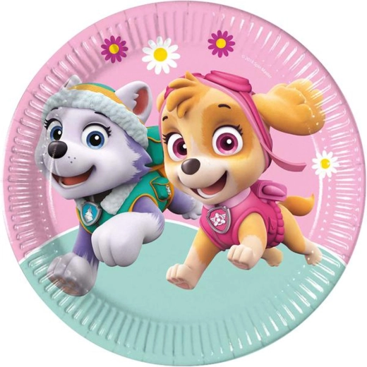 PAW PATROL papírtányérok 23 cm, 8 db