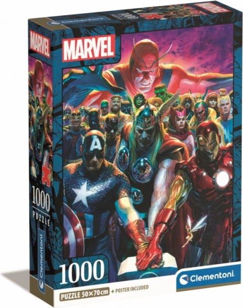 Puzzle 1000 darabos Marvel Avengers