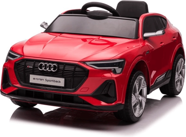 Elektromos Audi e-tron Sportback kisautó, piros, 4 motor