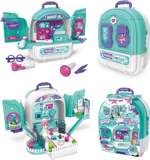 Orvosi készlet 3 az 1-ben hátizsákban Sparkys