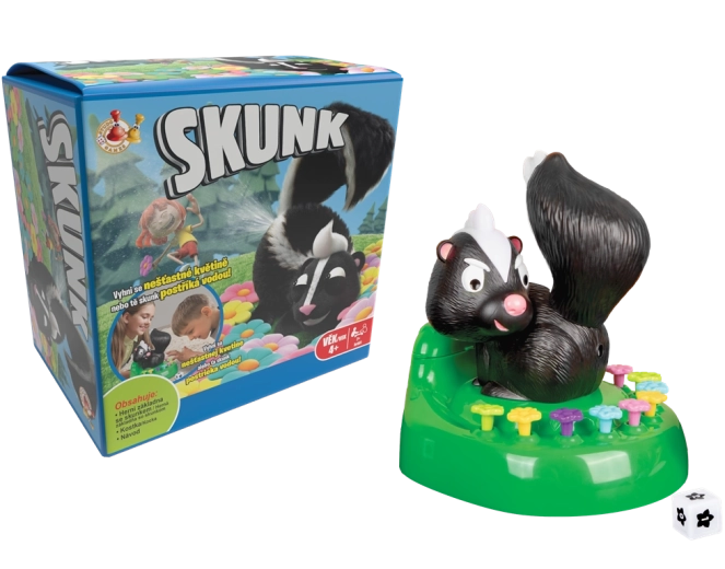 Studo Games Skunk – családi társasjáték dobókockával és meglepetéssel