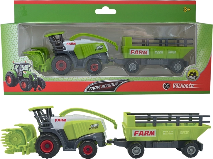 Farmerségi kombájn pótkocsival 1:50