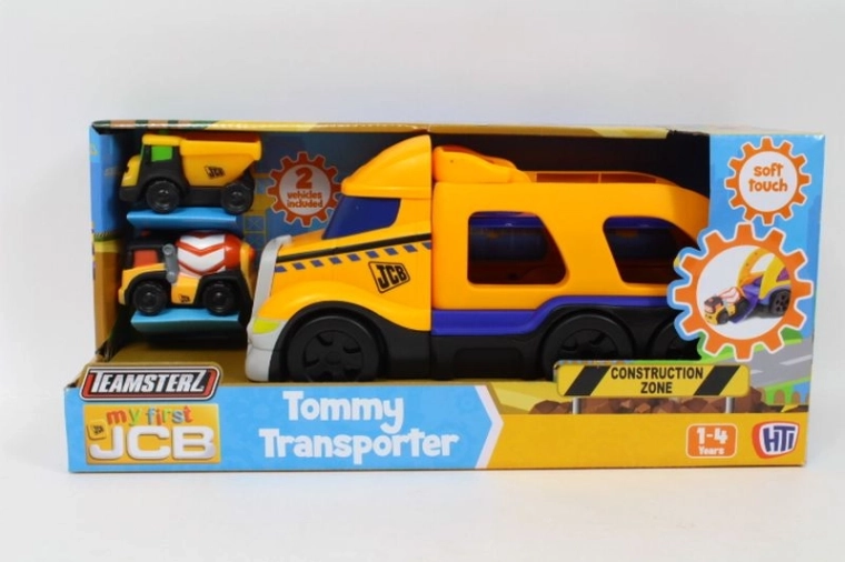 Teamsters JCB szállító jármű az építkezésre