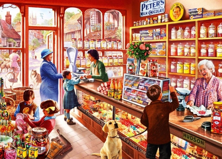 BLUEBIRD Cukrászda puzzle 500 darab