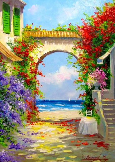 Puzzle A part mentén 1000 darabbal