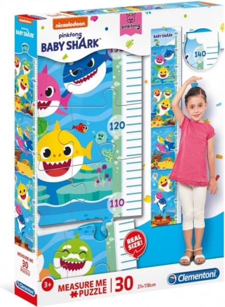 Baby Shark 30 darabos mérőszalagos puzzle