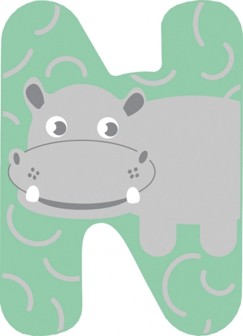 Small foot fa betű N