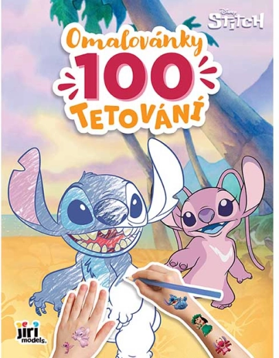 Lilo és Stitch kifestőkönyv és 100 tetoválás