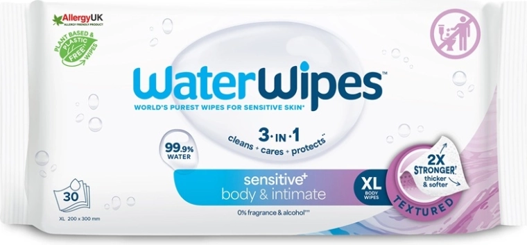 WaterWipes nedves törlőkendők testre és intim területre 30 db