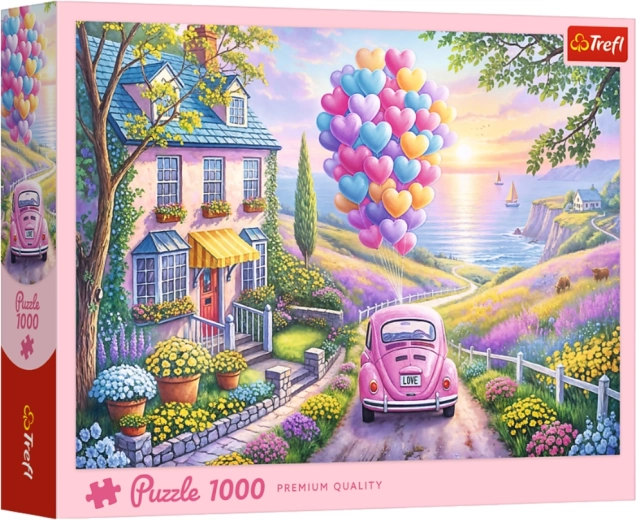 1000 darabos puzzle – Romantikus kocsikázás – Trefl