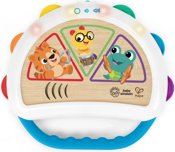 Baby Einstein és Hape Tap & Shake Magic Touch gyerektamburin