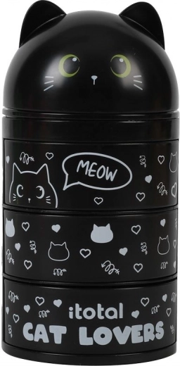 fiókos rendező fekete macska