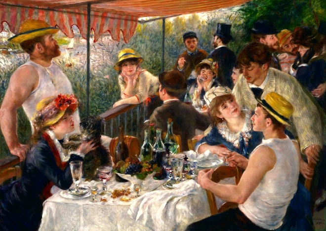 Puzzle Auguste Renoir: A Csónakázók reggelije 1000 darabból