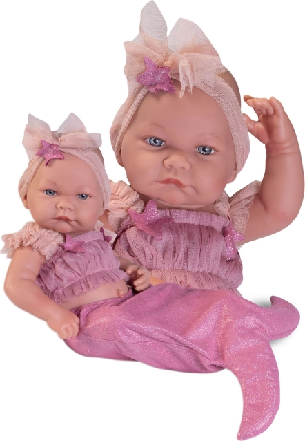 Realista baba csecsemő teljes vinil testtel 42 cm