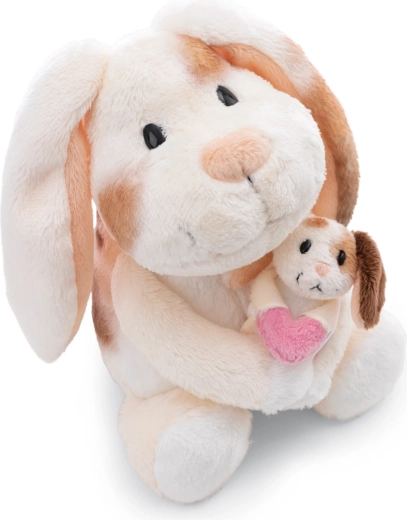 NICI plüss nyuszi kicsinyével little & me 20 cm