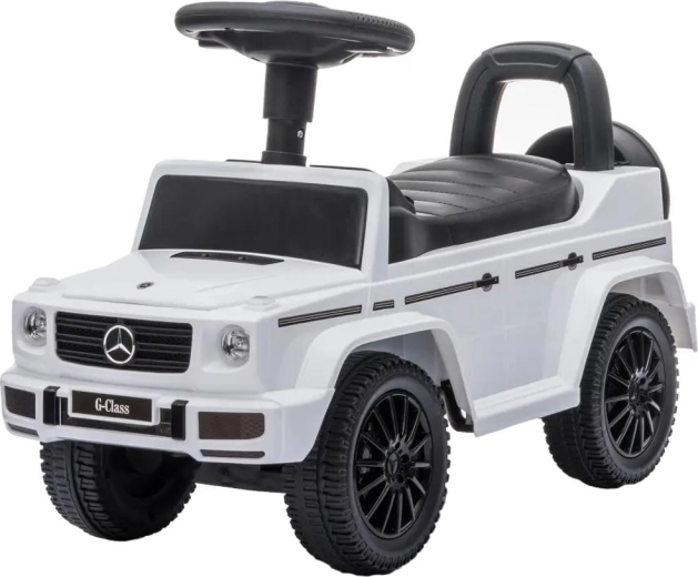 Mercedes-Benz G350d Buddy Toys fehér gyermek lábbal hajtós jármű