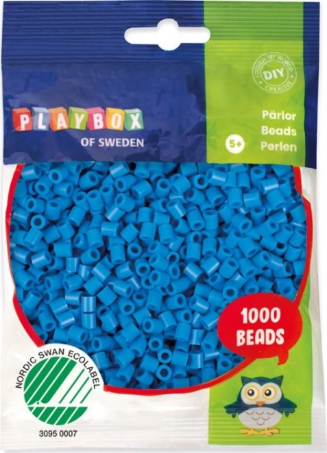 Playbox vasalható gyöngyök - kék 1000 db