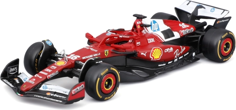 Bburago Ferrari SF-25 (2025) Charles Leclerc #16 – F1 modell 1:43