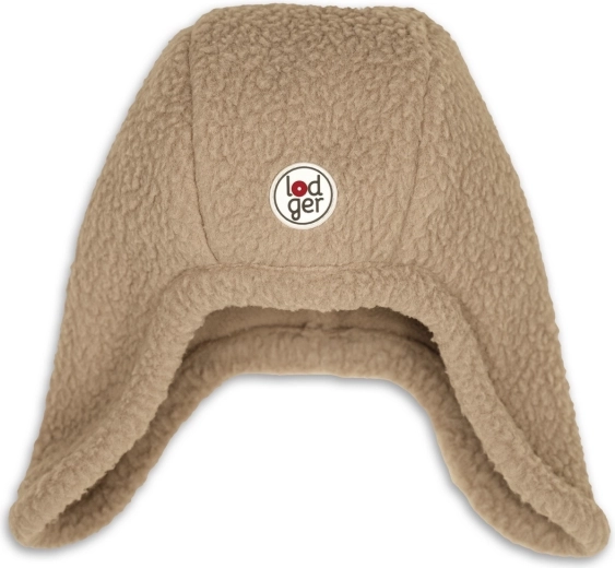 Lodger téli polár sapka Teddy Beige 0–3 hónapos