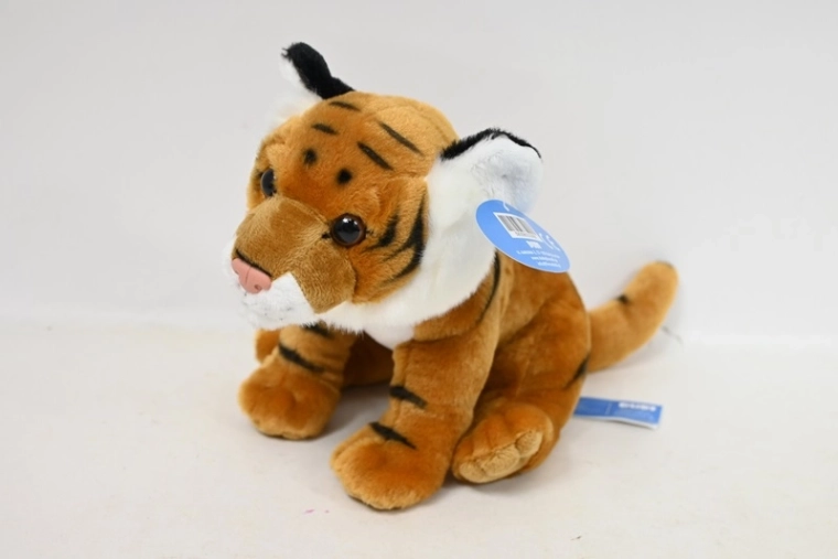 Barna plüss tigris 20 cm