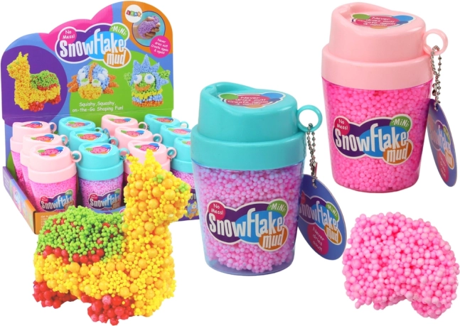 Rózsaszín hablabdák Squishy pohárban