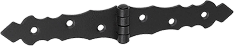 Francia díszpánt 200 × 34 × 2 mm, fekete