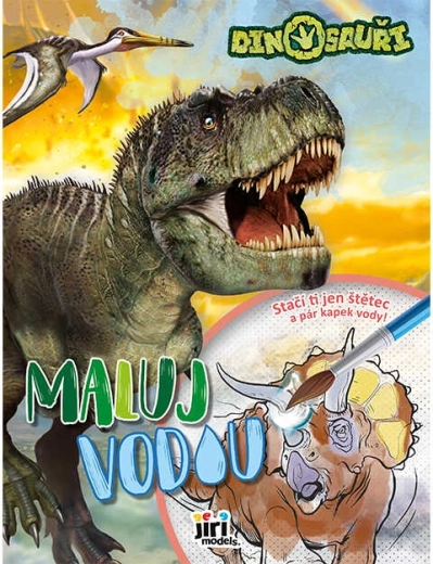 Fess vízzel A4 dinoszauruszok