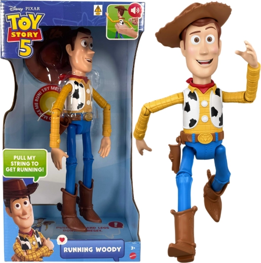 Mattel Disney Toy Story interaktív Woody futó figura 30 cm (angol verzió)