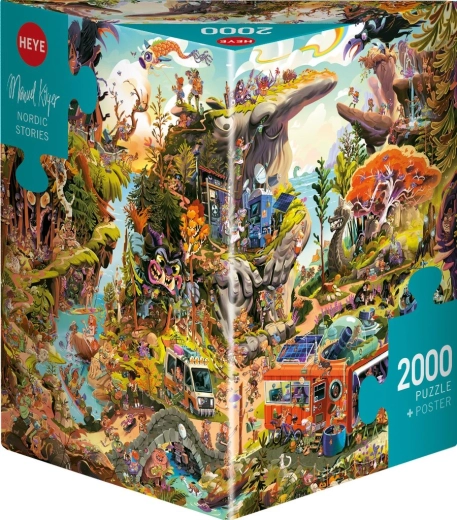Heye puzzle Északi történetek, 2000 darabos