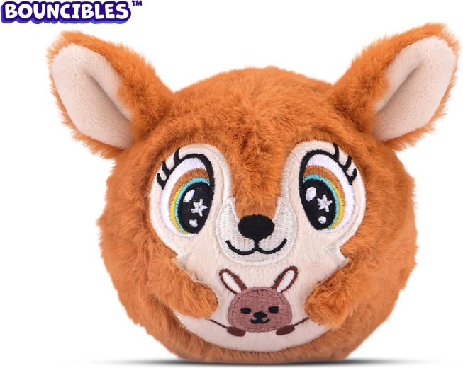 Bouncibles Jumpi plüss ugráló kenguru, 8 cm