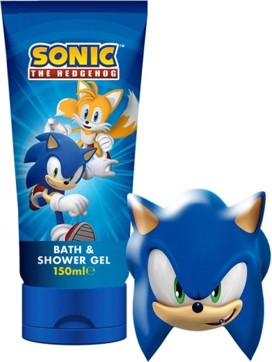 Sonic ajándékszett: tusfürdő és habfürdő 150 ml vízipisztollyal
